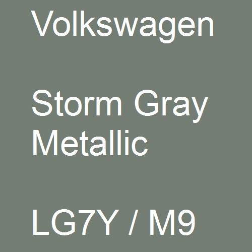 Volkswagen, Storm Gray Metallic, LG7Y / M9.